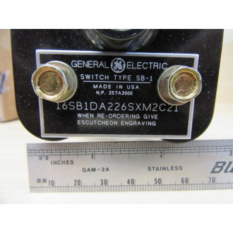General Electric 16SB1DA226SXM2C21 Rotary Selector Switch