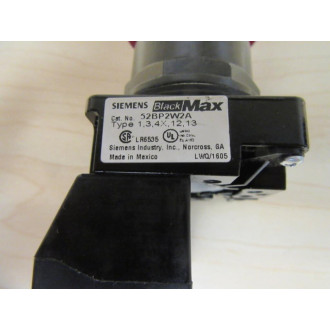 Siemens 52BP2W2A BlackMax Push Button WMetal Button - New No Box