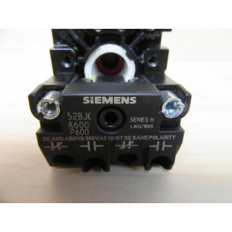 Siemens 52BP2W2A BlackMax Push Button WMetal Button - New No Box