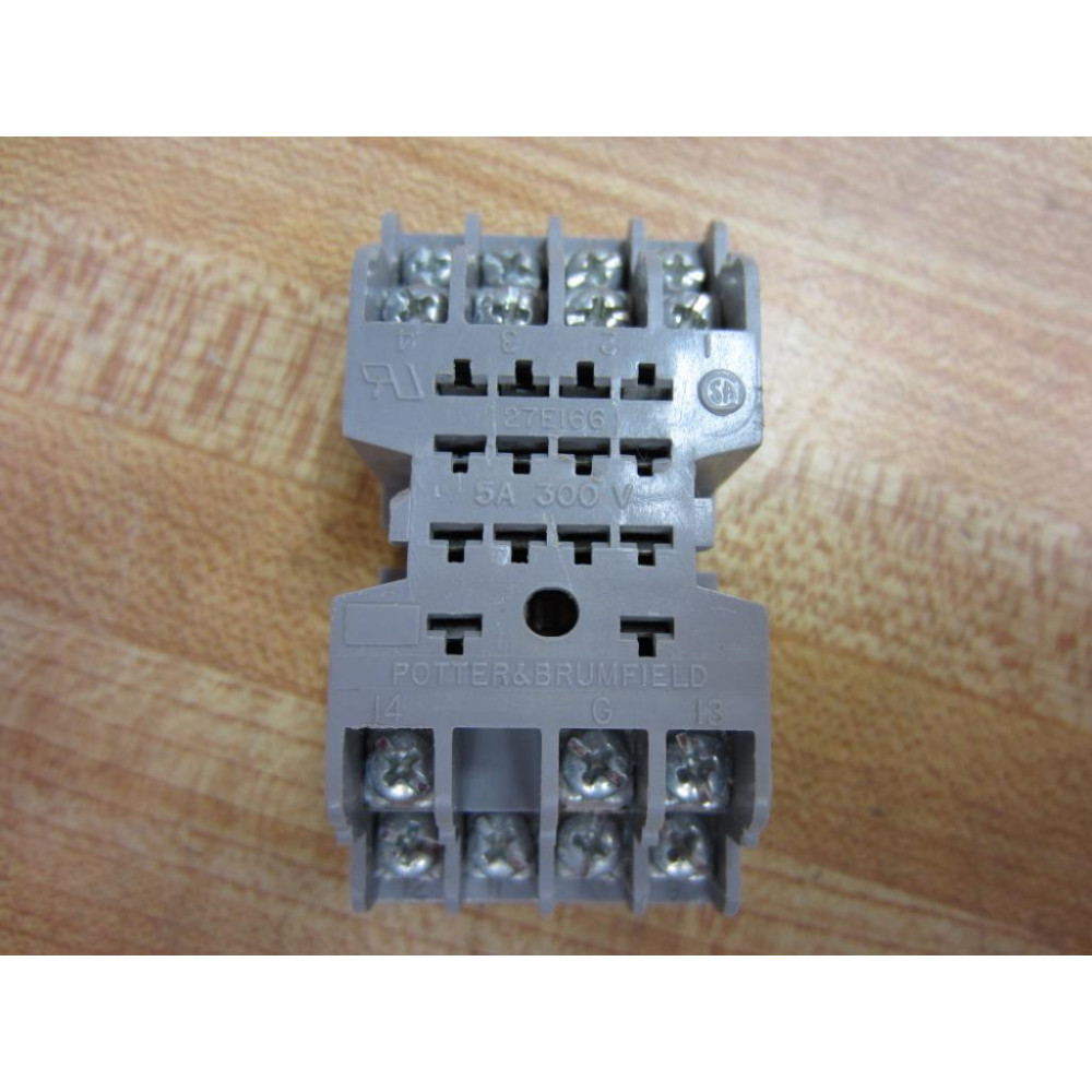 Potter & Brumfield 27E166 Relay Socket - New No Box