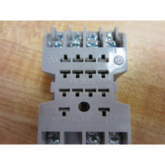 Potter & Brumfield 27E166 Relay Socket Lt Gray