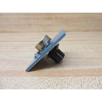 Nidec 3533-0502 Potentiometer 35330502 WKnob & Legend Plate - Used