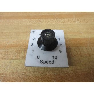 Nidec 3533-0502 Potentiometer 35330502 WKnob & Legend Plate - Used
