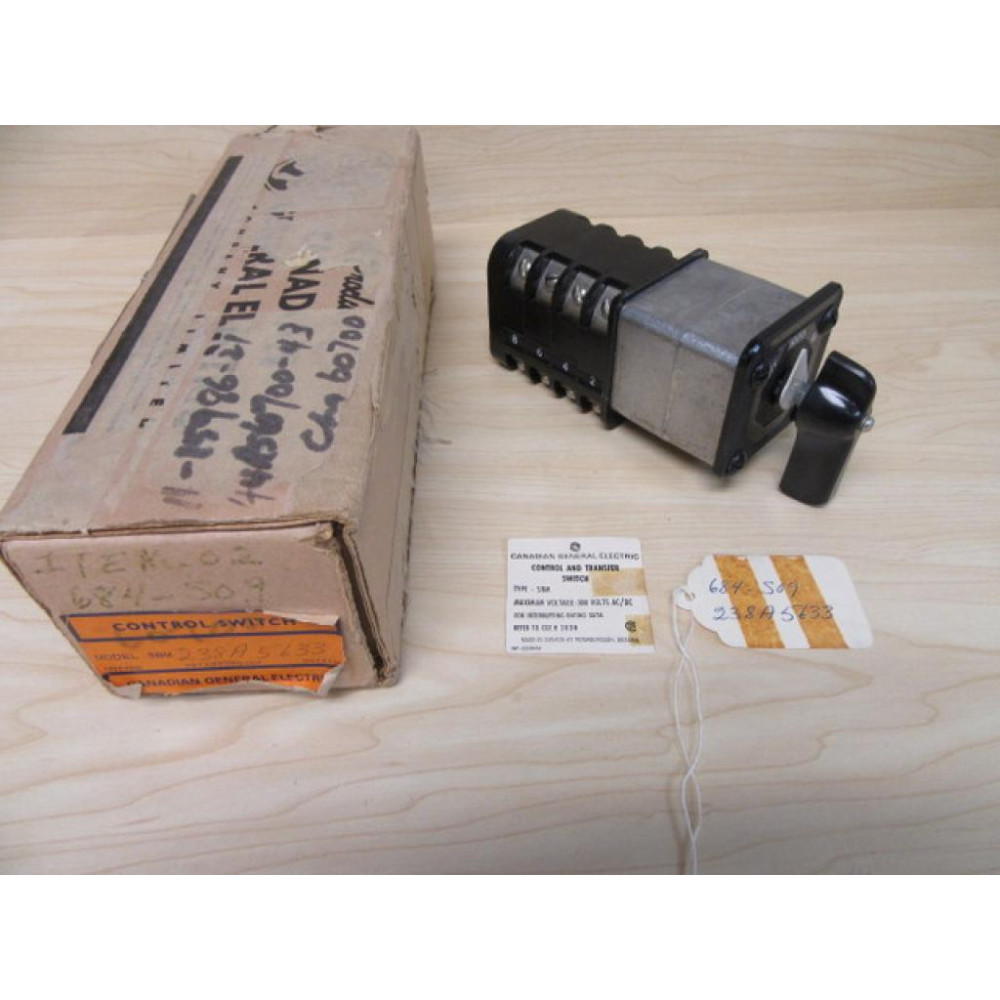 General Electric 238A5633 Rotary Selector Switch