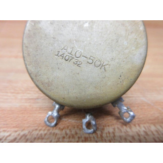 Clarostat A10-50K Potentiometer A1050K - Used