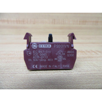 General Electric P9B01VN ABB Cema Contact Block GE