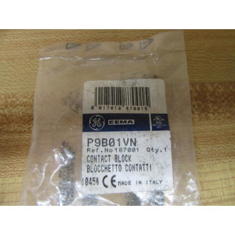 General Electric P9B01VN ABB Cema Contact Block GE