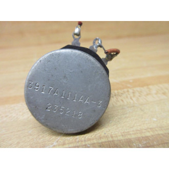 3917A111AA-3 Potentiometer 235218 WKnob - Used