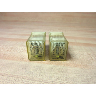IDEC RY4S-U-DC24V Relay  RY4S-U-24V DC . - Used