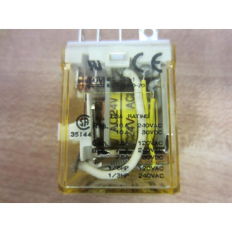 IDEC RH2B-ULC-AC24V Relay RH2B-ULC-24VAC AC24V 24VAC - Used