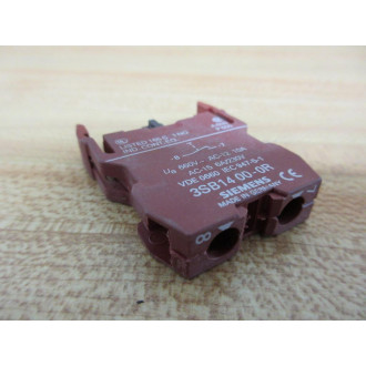 Siemens 3SB1400-0R Contact Block 3SB14000R (Pack of 3) - Used