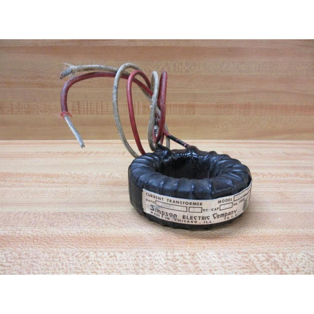 Simpson Electric Company 01-111297 Current Transformer 01111297 - Used