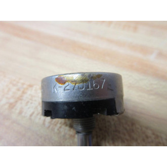B98-3165 Potentiometer K-27J167 Missing Blade - Used