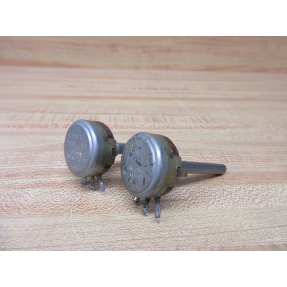 Ohmite CU-1011 Potentiometer CU1011 (Pack of 2) - Used