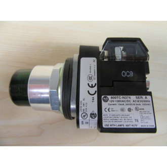 Allen Bradley 800TC-QTH2G Push Button Switch