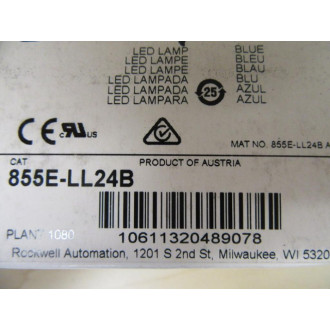 Allen Bradley 855E-LL24B LED Lamp 855ELL24B