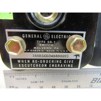 General Electric 16SB1CD348SSS2C1 Rotary Selector Switch - New No Box