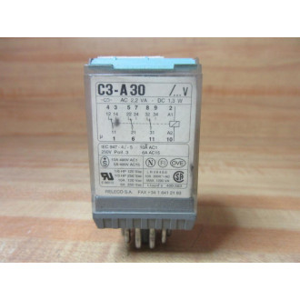 Releco C3-A3024VDC Turck Relay C3-A30DC24V - Used