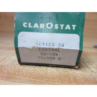 Clarostat 58-10K Potentiometer 10,000Ω 5810K