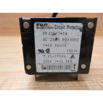 Fuji Electric CP33E7.5 Circuit Breaker CP33E75 - Used