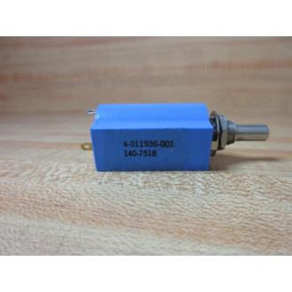 Clarostat 4-011936-001 Potentiometer 140-7518 - New No Box
