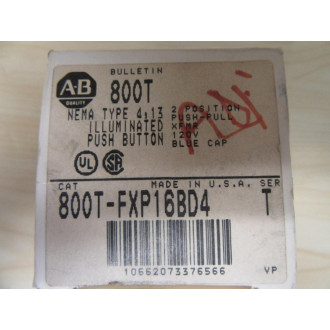 Allen Bradley 800T-FXP16BD4 Blue Push Button 800TFXP16BD4