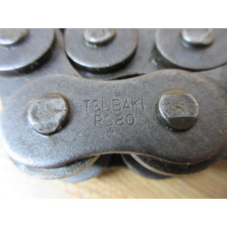 Tsubaki RS 80 RIV 10' Roller Chain RS80RIV 12 Links-2' - New No Box