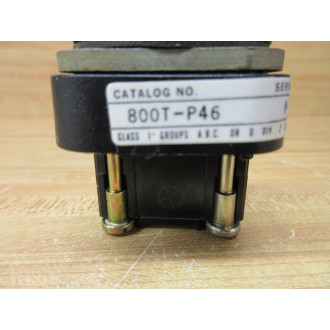 Allen Bradley 800T-P46R Pilot Light 800TP46R Series N - WO Lamp - Used