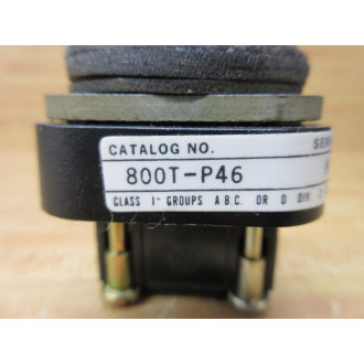 Allen Bradley 800T-P46R Pilot Light 800TP46R Series N - WO Lamp - Used