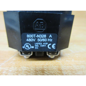 Allen Bradley 800T-P46R Pilot Light 800TP46R Series N - WO Lamp - Used
