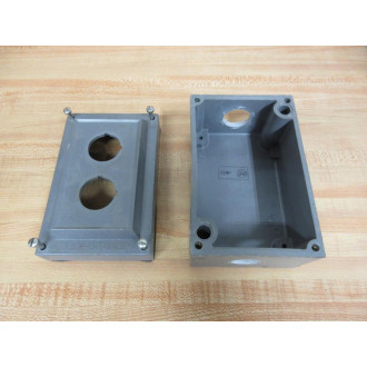 Allen Bradley 800H-1HB4R Enclosure 800H1HB4R Enclosure Only - Used