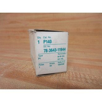 Siemens P140 ITE Pushmatic 40A Circuit Breaker