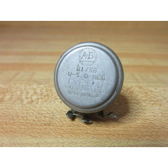 Allen Bradley 81796 Potentiometer U-5.0-MEG - Used