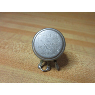 Ohmite CLU-5001 Potentiometer 50 OHMS CLU5001 - Used