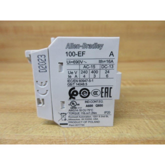 Allen Bradley 100-EFB31 Auxiliary Contact 519714