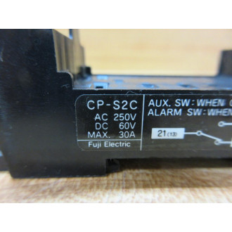Fuji Electric CP-S2C Circuit Protection Socket CPS2C - Used