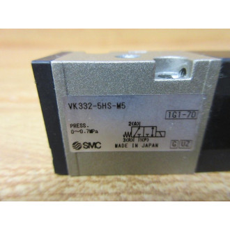 SMC VK332-5HS-M5 S'Pore Solenoid Valve VK3325HSM5 - Used