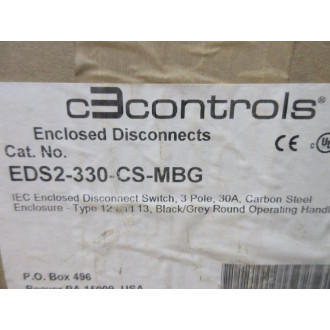 C3 Controls EDS2-330-CS-MBG Enclosed Disconnect Switch EDS2330CSMBG