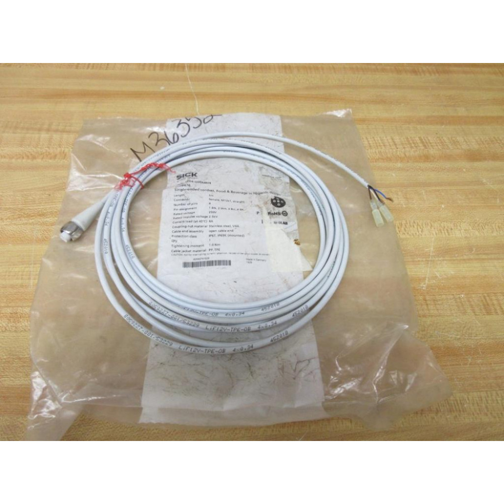 Sick DOL-1204-G05MRN Single Ended Cordset DOL1204G05MRN