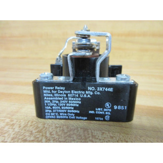 Dayton 3X744E-24V AC Power Relay 3X744E