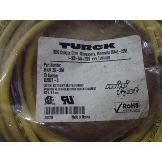 Turck RKM 30-3M Mini Fast Cordset