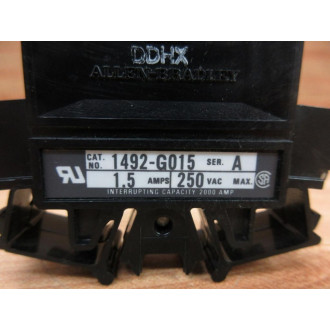 Allen Bradley 1492-G015 Circuit Breaker 1.5 Amp Ser. A - Used