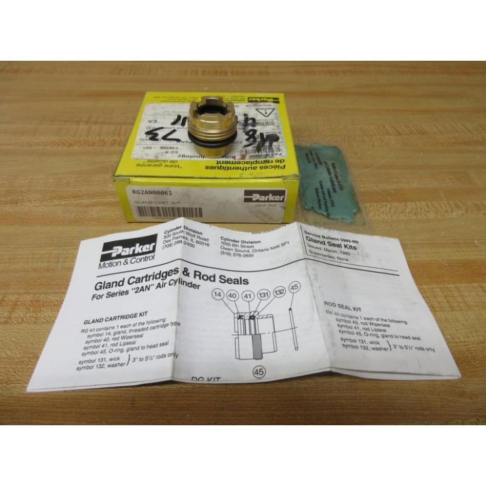 Parker RG2AN00061 Cartridge Kit 58"