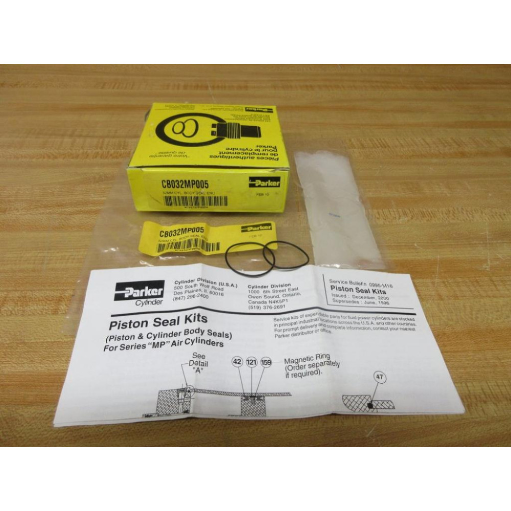 Parker CB032MP005 Cylinder Body Seal Kit