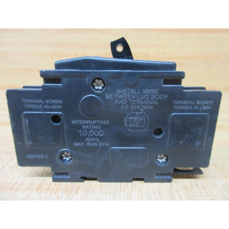 Square D QOU120 Circuit Breaker 20A 1 Pole 120240V 41853 No Brackets