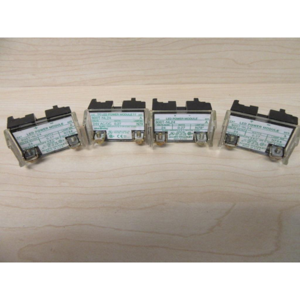 Allen Bradley 800T-NL24 Contact 800TNL24 (Pack of 4) - Used