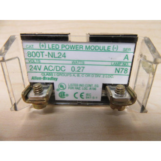Allen Bradley 800T-NL24 Contact 800TNL24 (Pack of 4) - Used