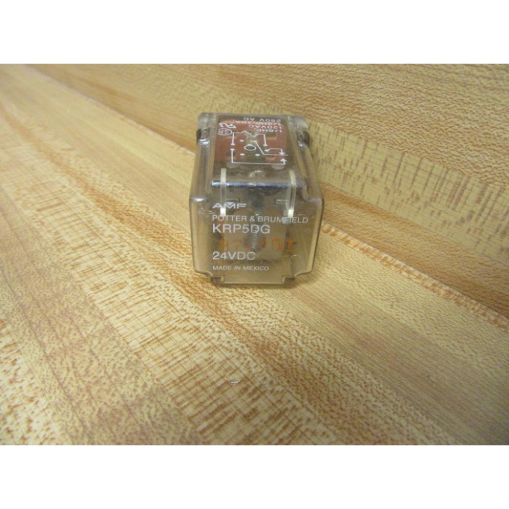 Potter & Brumfield KRP5DG-24V DC Relay KRP5DG-24VDC - Used
