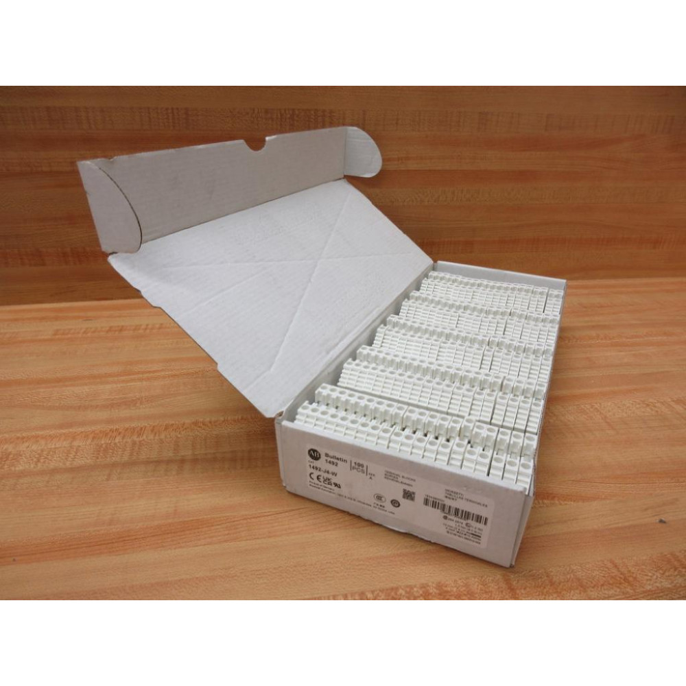 Allen Bradley 1492-J4 Block 1492J4 White (Pack of 100)