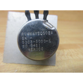 Clarostat RV-4NAY-SD502A Potentiometer 5KΩ RV4NAYSD502A WLegend Plate & Knob - Used